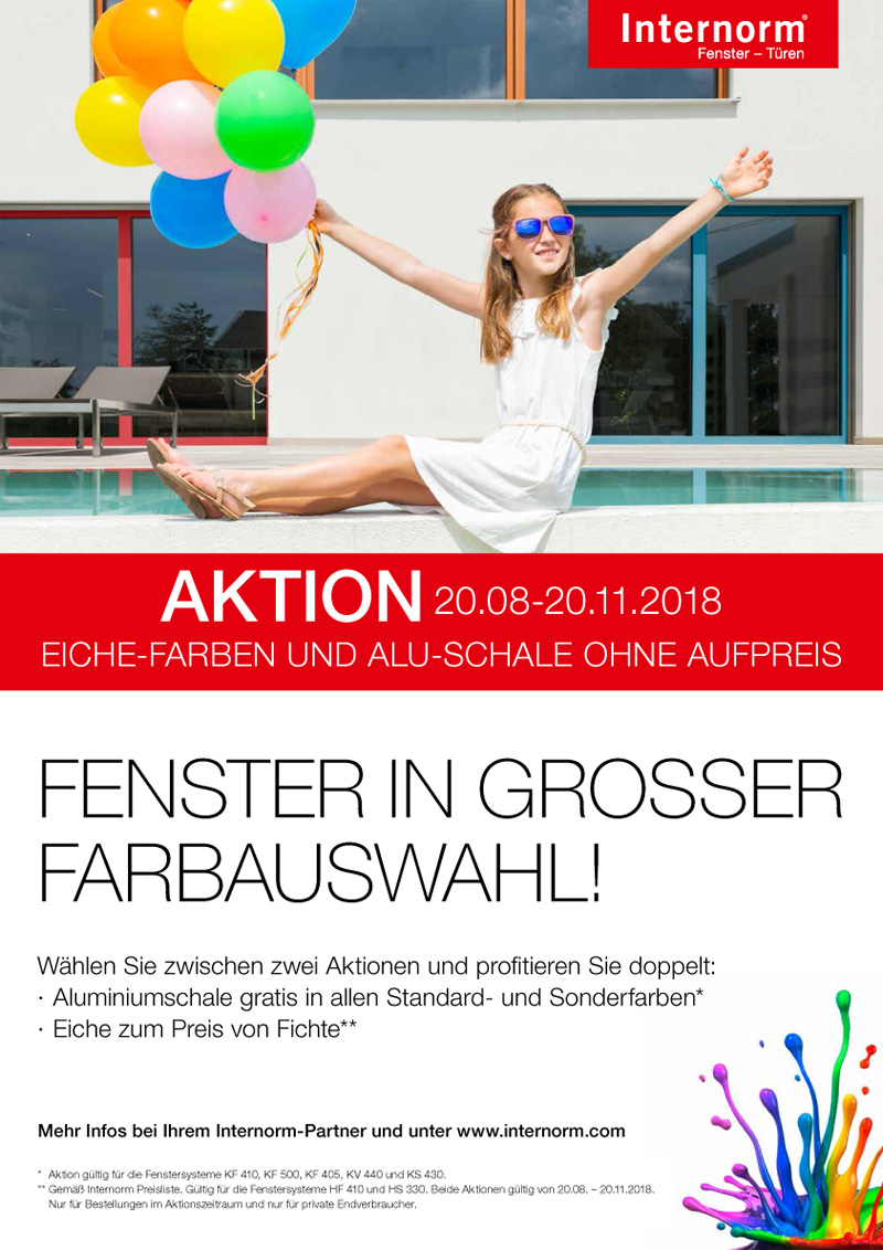 Fenster in großer Farbauswahl von INTERNORM